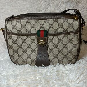 Gucci Ophidia GG Leather Crossbody Bag